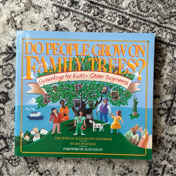 Do People Grow on Family Trees? Genealogy Handbook for Kids - Blue and Green - Picture 1 of 1
